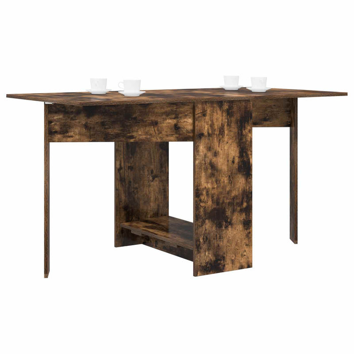 Masă de dining 138 x 70 x 73,5 cm Lemn prelucrat Stejar fumuriu - WALTI WALTI