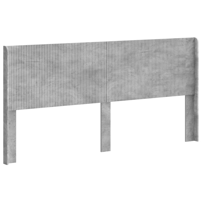 Tăblie cap Gri Beton Lemn prelucrat - WALTI WALTI