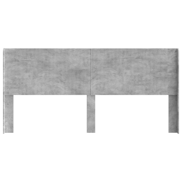 Tăblie cap Gri Beton Lemn prelucrat - WALTI WALTI