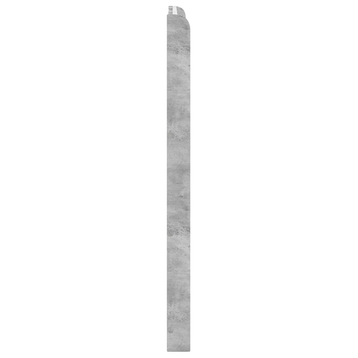 Tăblie cap Gri Beton Lemn prelucrat WALTI