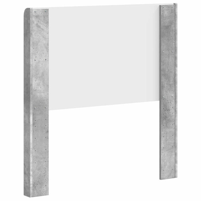 Tăblie cap Gri Beton Lemn prelucrat - WALTI WALTI
