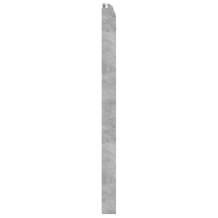 Tăblie cap Gri Beton Lemn prelucrat - WALTI WALTI