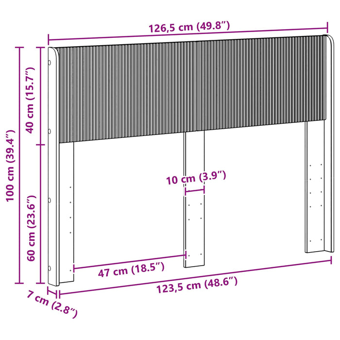 Tăblie cap Stejar Sonoma PB - WALTI WALTI