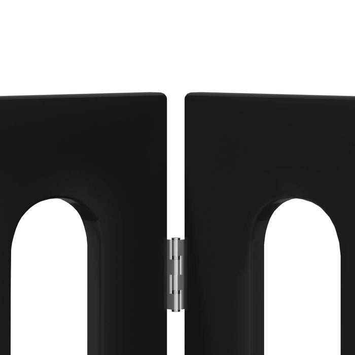 Țarc pliabil pentru animale de companie 2 pcs Stejar Negru WALTI