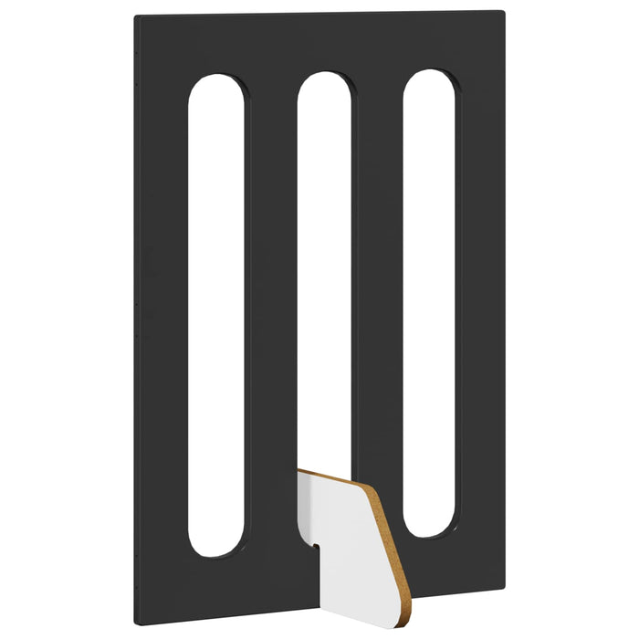Țarc pliabil pentru animale de companie 4 pcs Stejar Negru WALTI