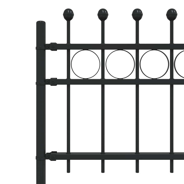 Zăbrele in Formă de Inel Negru 200 x 130 cm - WALTI WALTI