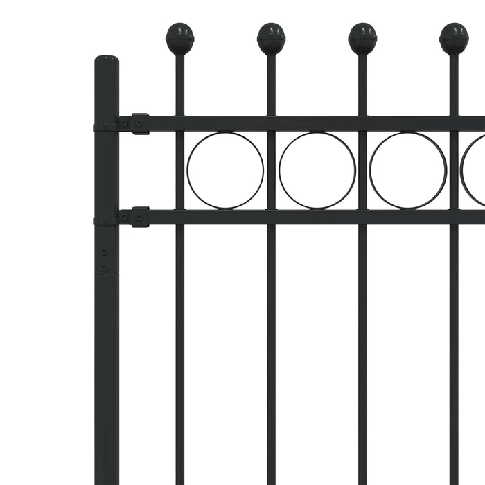 Zăbrele in Formă de Inel Negru 200 x 130 cm - WALTI WALTI