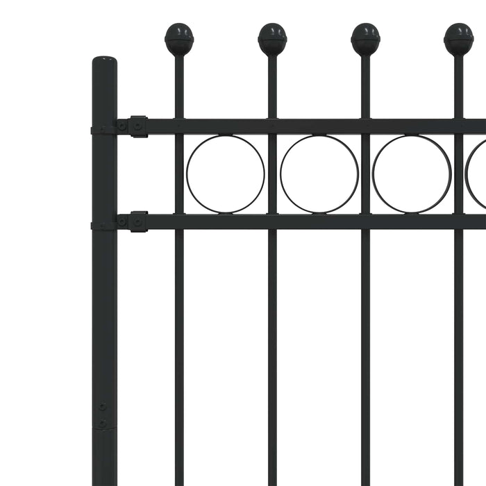Zăbrele in Formă de Inel Negru 200 x 150 cm - WALTI WALTI