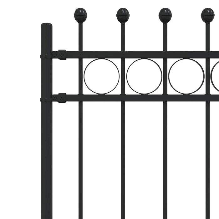 Zăbrele in Formă de Inel Negru 200 x 130 cm - WALTI WALTI