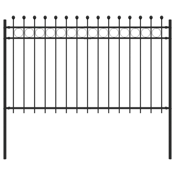 Zăbrele in Formă de Inel Negru 200 x 130 cm - WALTI WALTI