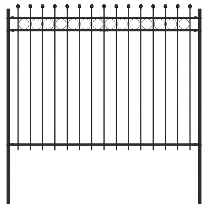 Zăbrele in Formă de Inel Negru 200 x 200 cm - WALTI WALTI
