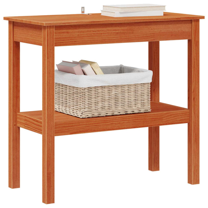 Masă de consolă Maro Ceară 80 x 40 x 75 cm Lemn masiv de pin - WALTI WALTI