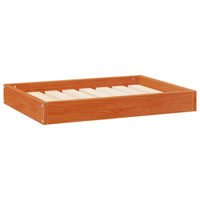 Pat pentru câini Maroniu cerat 72 x 54 x 9 cm Lemn de pin masiv - WALTI WALTI