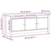 Dulap pentru pantofi Maro Ceară 110 x 38 x 45,5 cm - WALTI WALTI