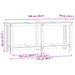 Banc de lucru Maro Ceară 180 x 50 x 80 cm Lemn masiv de pin - WALTI WALTI