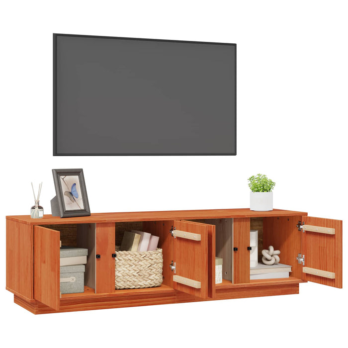 Cabinet TV Maro Ceară 140 x 40 x 40 cm Lemn masiv de pin - WALTI WALTI