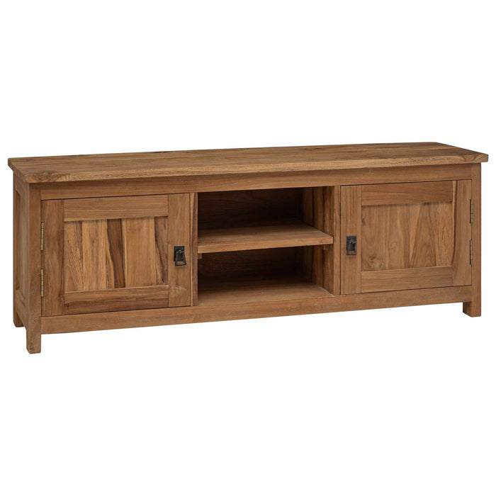 Comodă TV 110 x 30 x 40 cm natural Lemn solid de tec WALTI