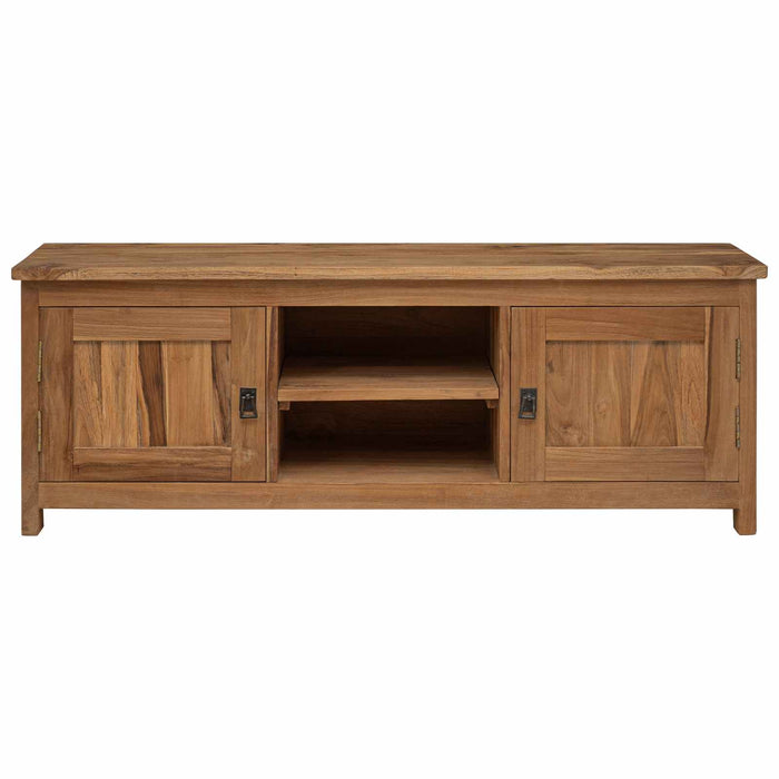 Comodă TV 110 x 30 x 40 cm natural Lemn solid de tec WALTI