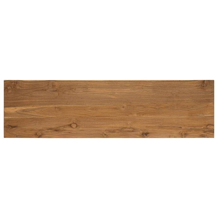 Comodă TV 110 x 30 x 40 cm natural Lemn solid de tec WALTI