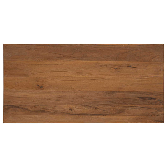 Masă de cafea natural 100 x 50 x 40 cm Lemn solid de tec WALTI
