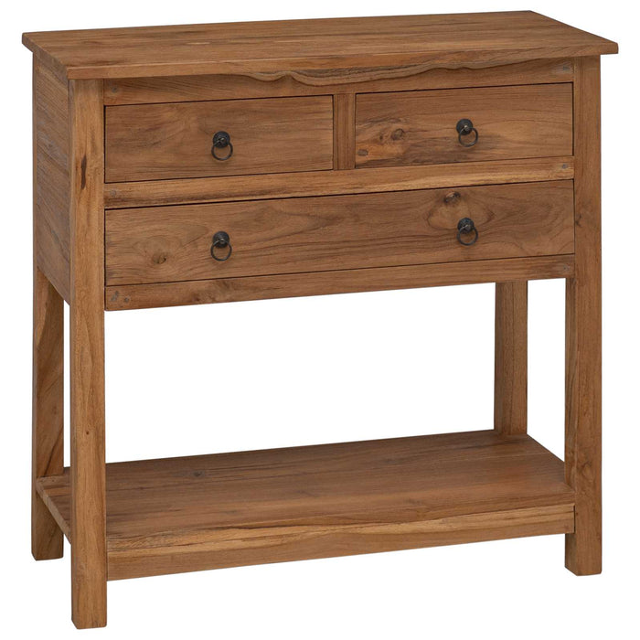 Bufet natural 79 x 35 x 80 cm Lemn solid de tec WALTI