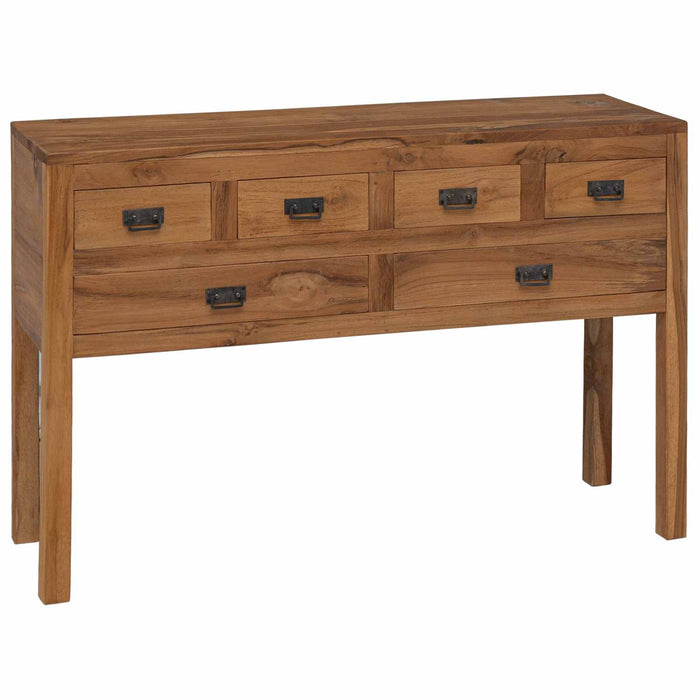 Bufet natural 110 x 35 x 75,5 cm Lemn solid de tec WALTI