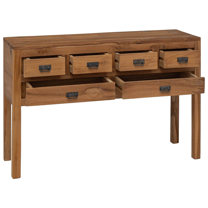 Bufet natural 110 x 35 x 75,5 cm Lemn solid de tec WALTI