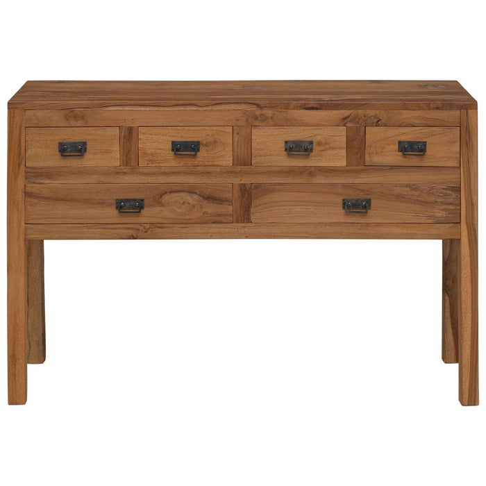 Bufet natural 110 x 35 x 75,5 cm Lemn solid de tec WALTI