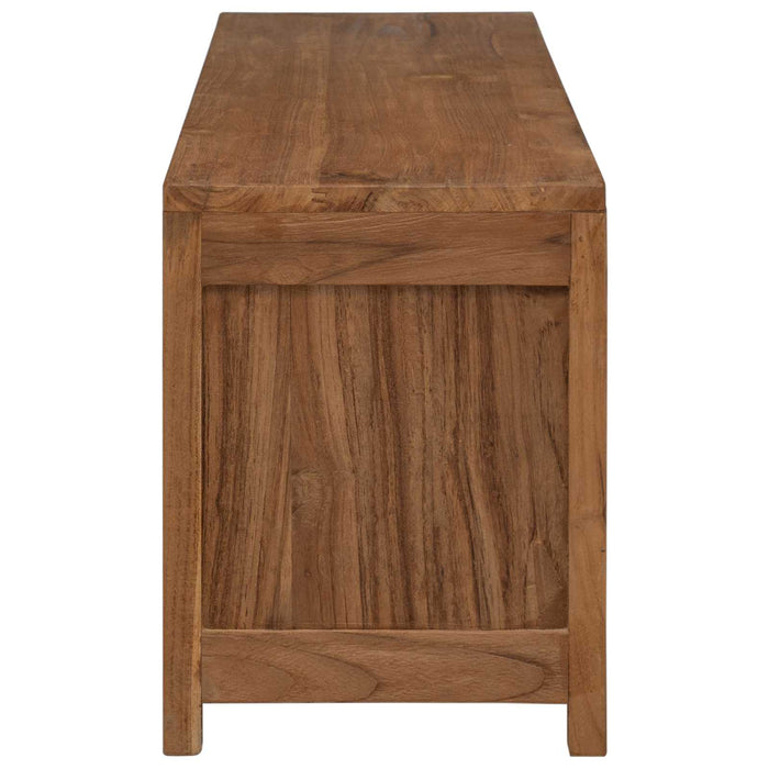 Comodă TV 110 x 30 x 40 cm natural Lemn solid de tec WALTI