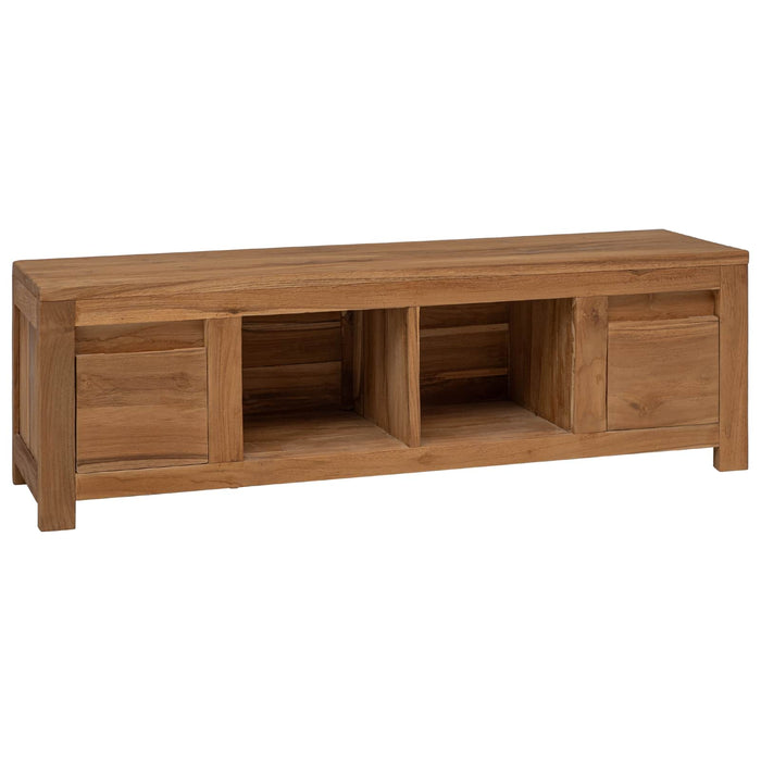Cabinet TV 110 x 30 x 35 cm natural Lemn solid de tec WALTI