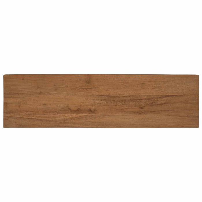 Cabinet TV 110 x 30 x 35 cm natural Lemn solid de tec WALTI