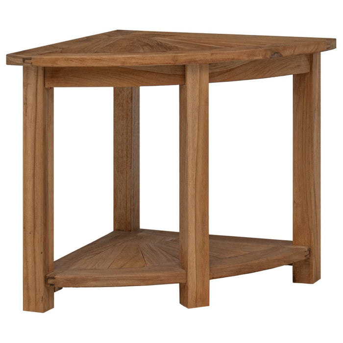 Măsuță de toaleta natural 45 x 45 x 46 cm Lemn solid de tec WALTI