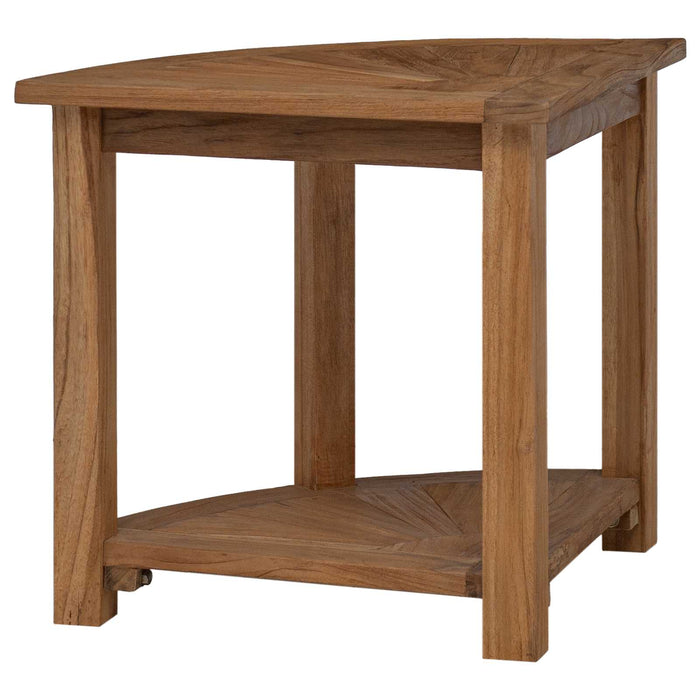 Măsuță de toaleta natural 45 x 45 x 46 cm Lemn solid de tec WALTI