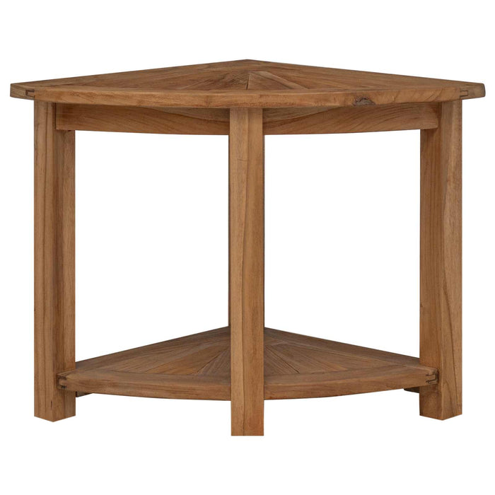Măsuță de toaleta natural 45 x 45 x 46 cm Lemn solid de tec WALTI