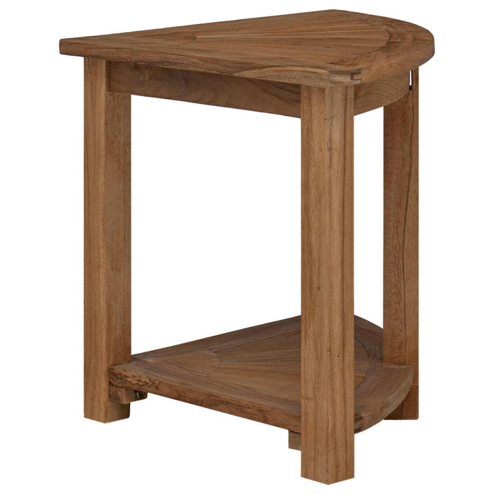 Măsuță de toaleta natural 45 x 45 x 46 cm Lemn solid de tec WALTI