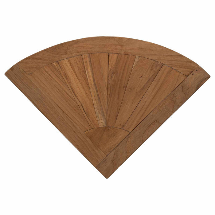 Măsuță de toaleta natural 45 x 45 x 46 cm Lemn solid de tec WALTI