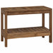 Masă de baie laterală natural 60 x 30 x 45 cm Lemn solid de tec - WALTI WALTI