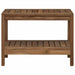 Masă de baie laterală natural 60 x 30 x 45 cm Lemn solid de tec - WALTI WALTI
