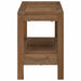Masă de baie laterală natural 60 x 30 x 45 cm Lemn solid de tec - WALTI WALTI