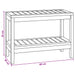 Masă de baie laterală natural 60 x 30 x 45 cm Lemn solid de tec - WALTI WALTI