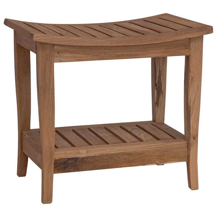 Măsuță de toaleta natural 50 x 35 x 45 cm Lemn solid de tec WALTI