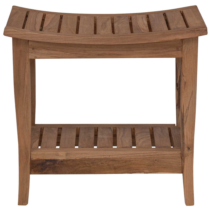 Măsuță de toaleta natural 50 x 35 x 45 cm Lemn solid de tec WALTI
