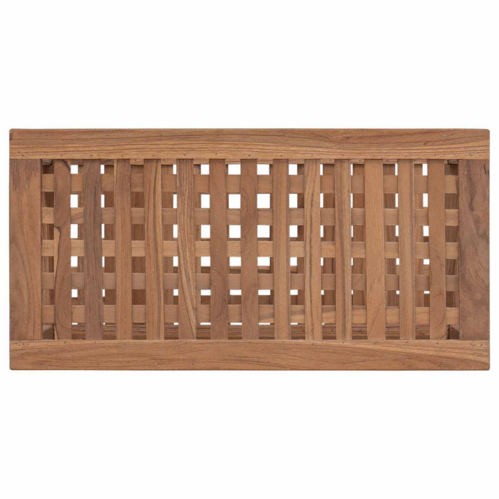 Măsuță de toaleta natural 60 x 30 x 45 cm Lemn solid de tec WALTI
