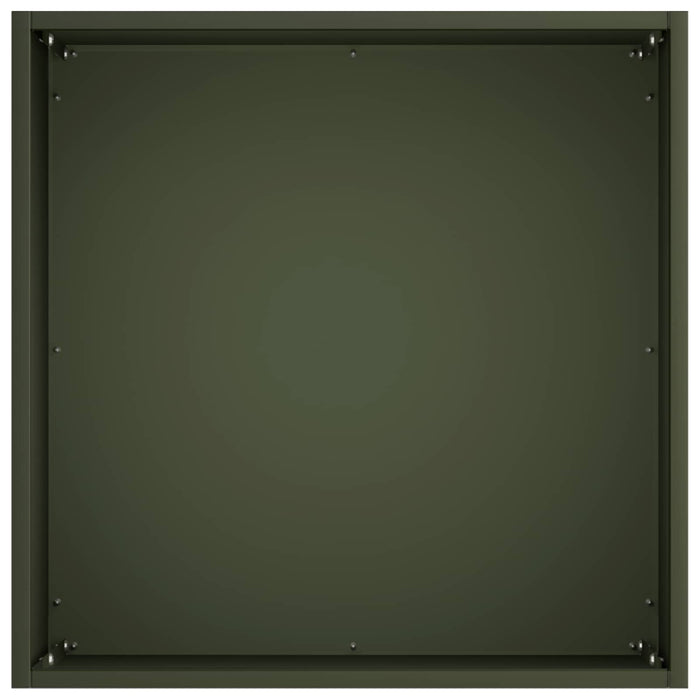 Vază pentru Grădină 2 buc. Verde măsliniu 20 x 20 x 20 cm WALTI
