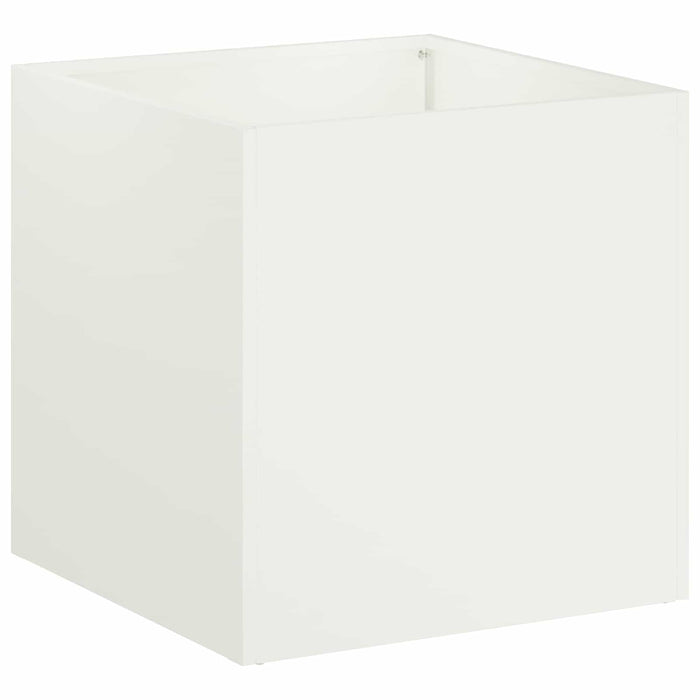 Vază pentru Grădină 2 buc. Alb 35 x 35 x 35 cm WALTI