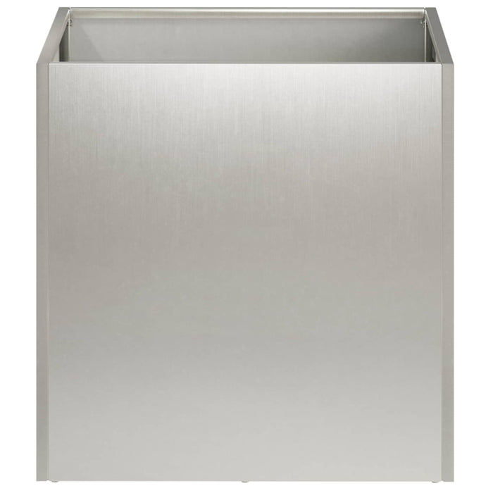 Vază pentru Grădină Argintiu 45 x 45 x 45 cm Oţel inoxidabil WALTI