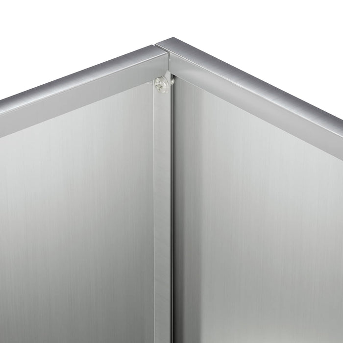 Vază pentru Grădină Argintiu 45 x 45 x 45 cm Oțel Galvanizat WALTI