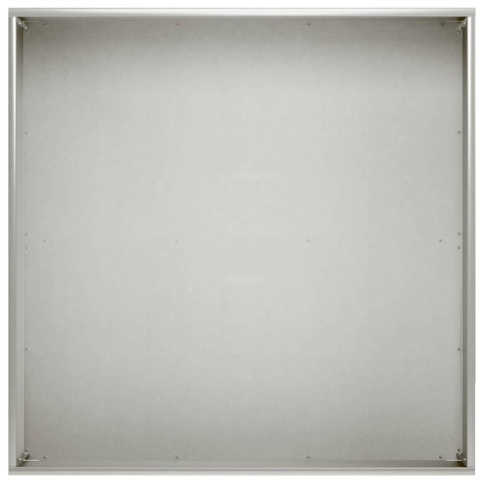 Vază pentru Grădină Argintiu 40 x 40 x 20 cm Oţel inoxidabil WALTI