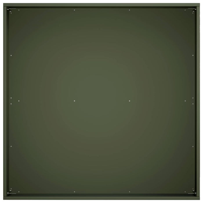 Vază pentru Grădină 2 buc. Verde măsliniu 60 x 60 x 20 cm WALTI