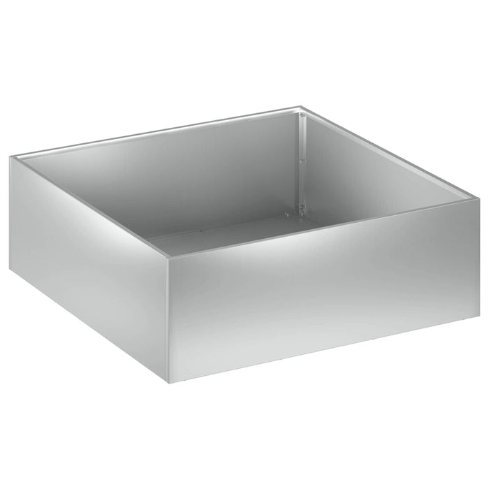 Vază pentru Grădină Argintiu 60 x 60 x 20 cm Oțel Galvanizat WALTI